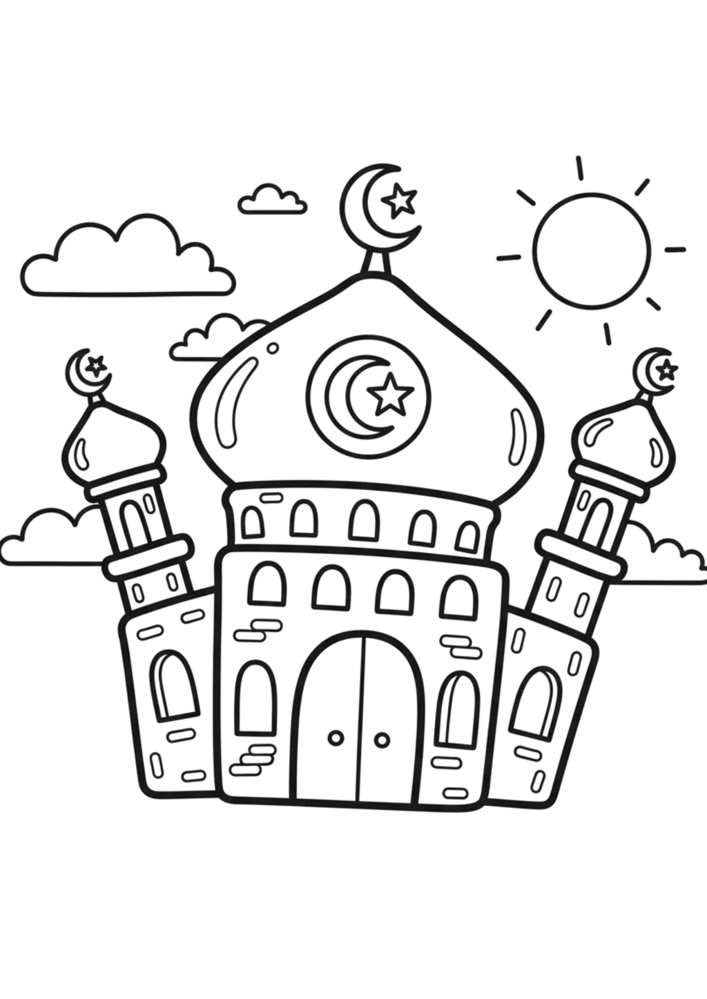 Islamic Colouring Activity Book
