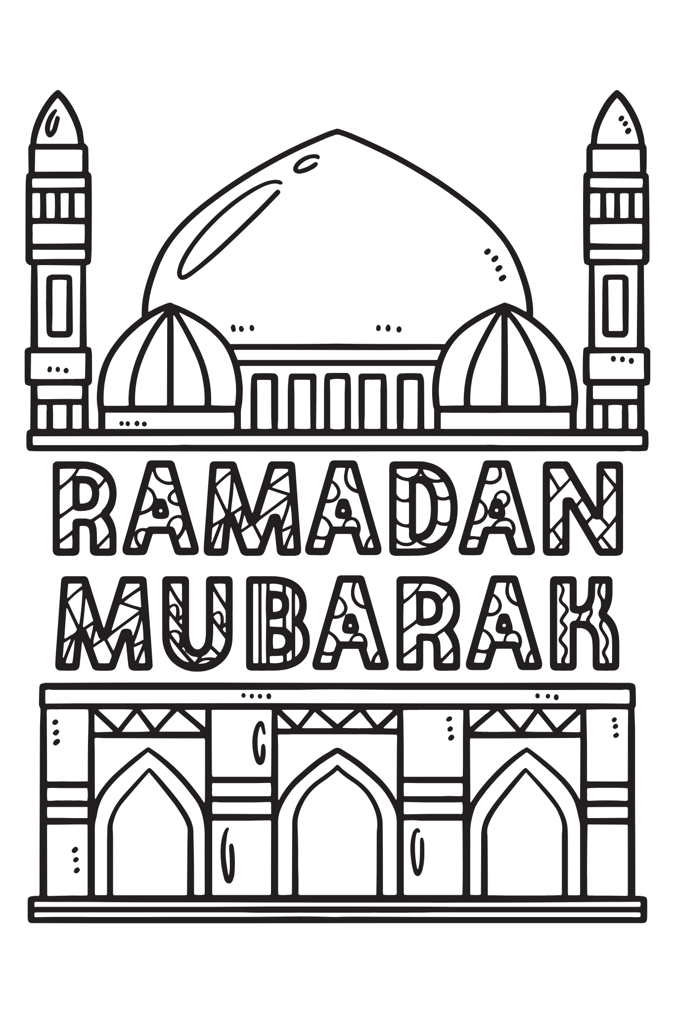 My Ramadan Colouring Activity Book