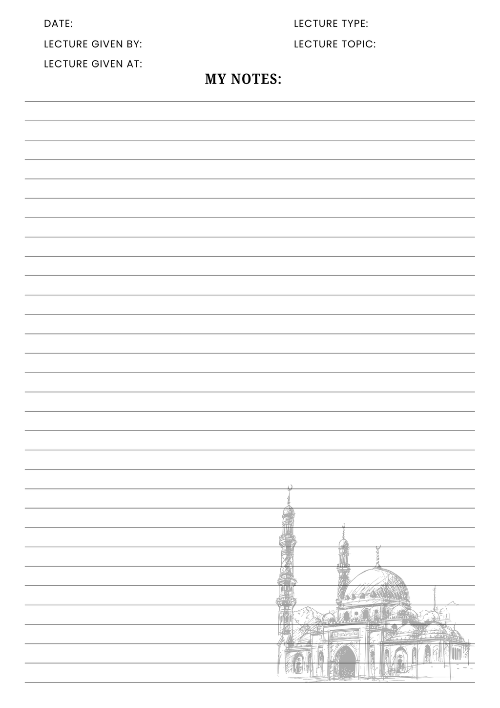 Lecture Notebook