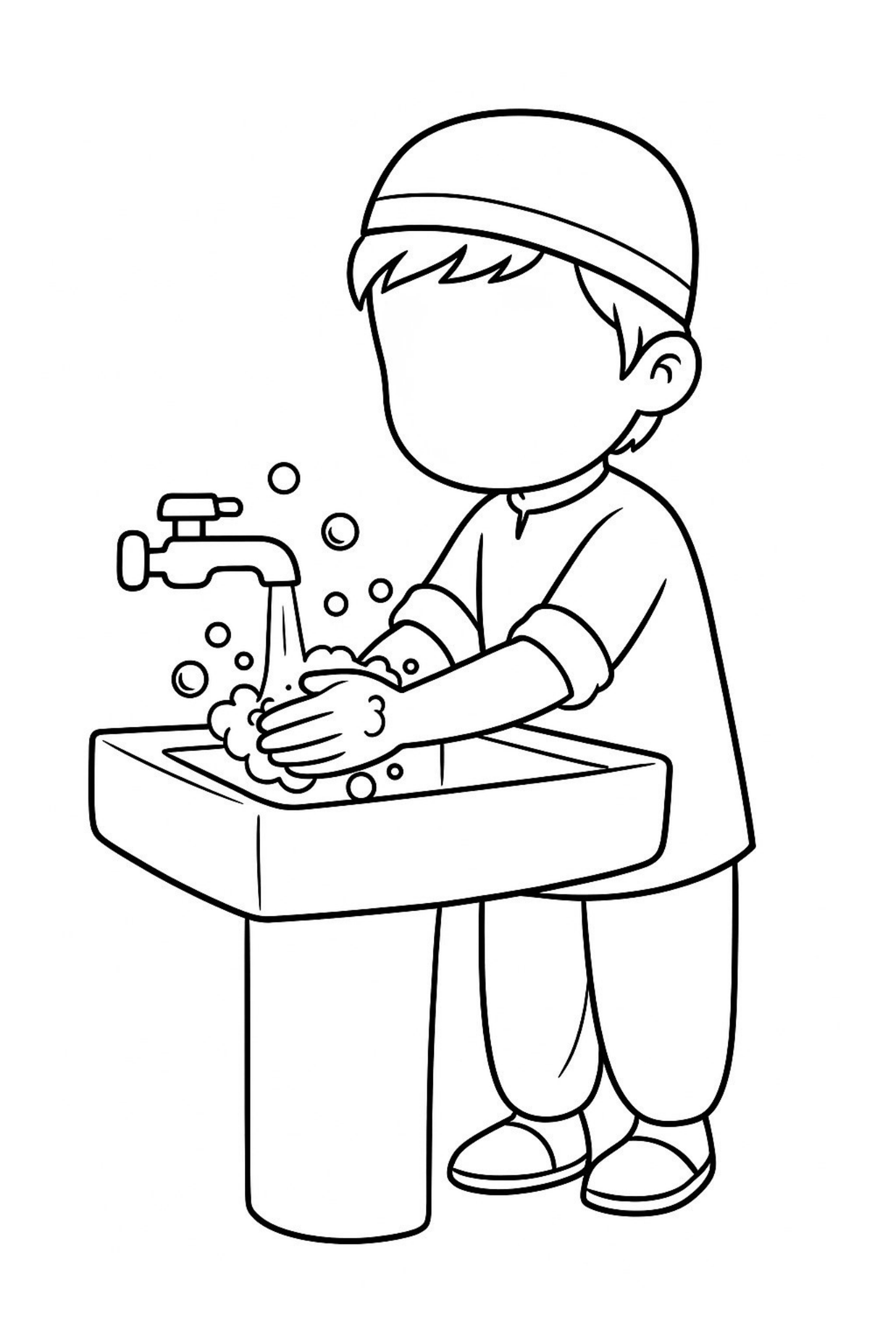 Wudhu & Salaah Colouring Activity Book