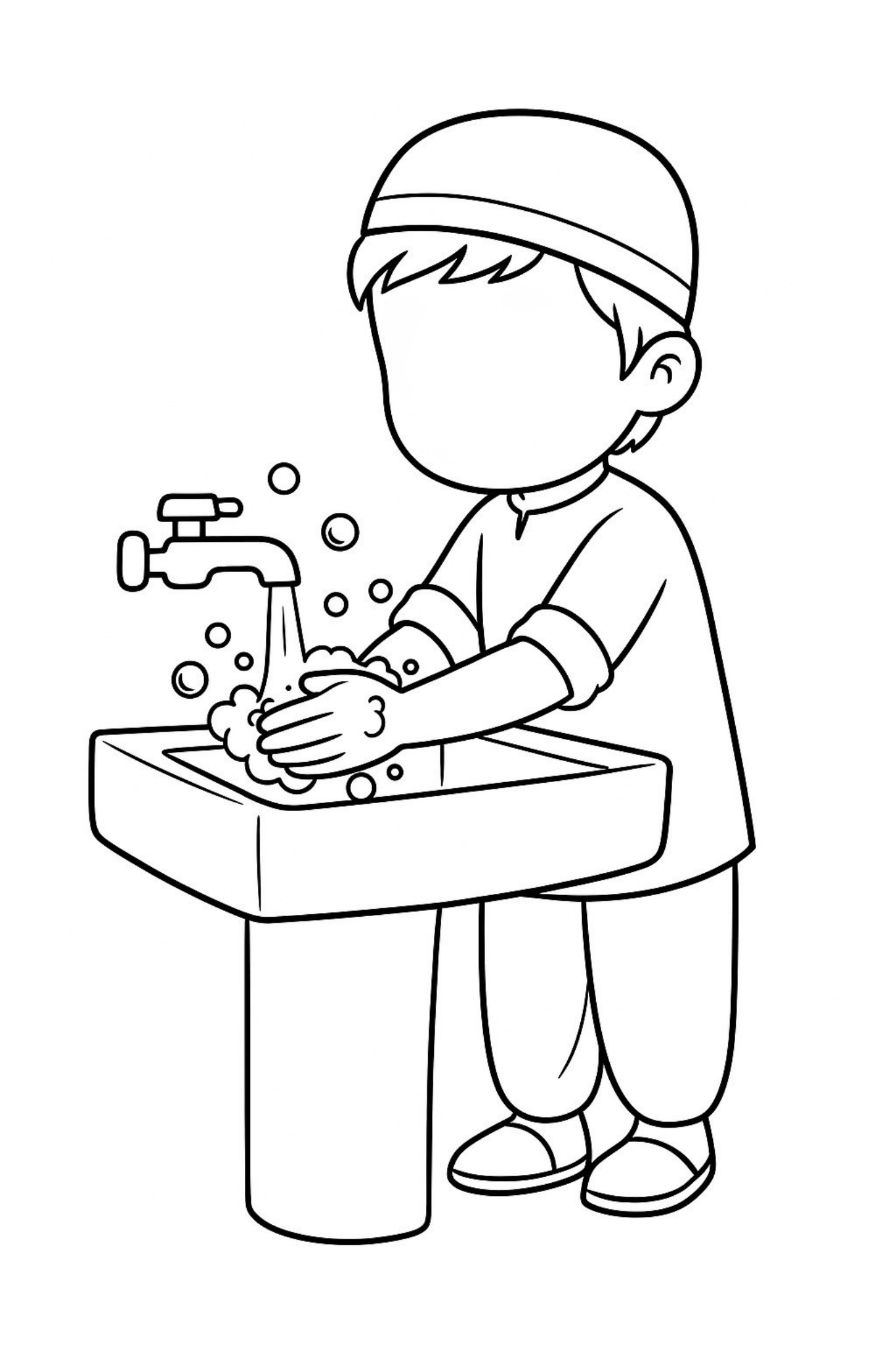 Wudhu & Salaah Colouring Activity Book