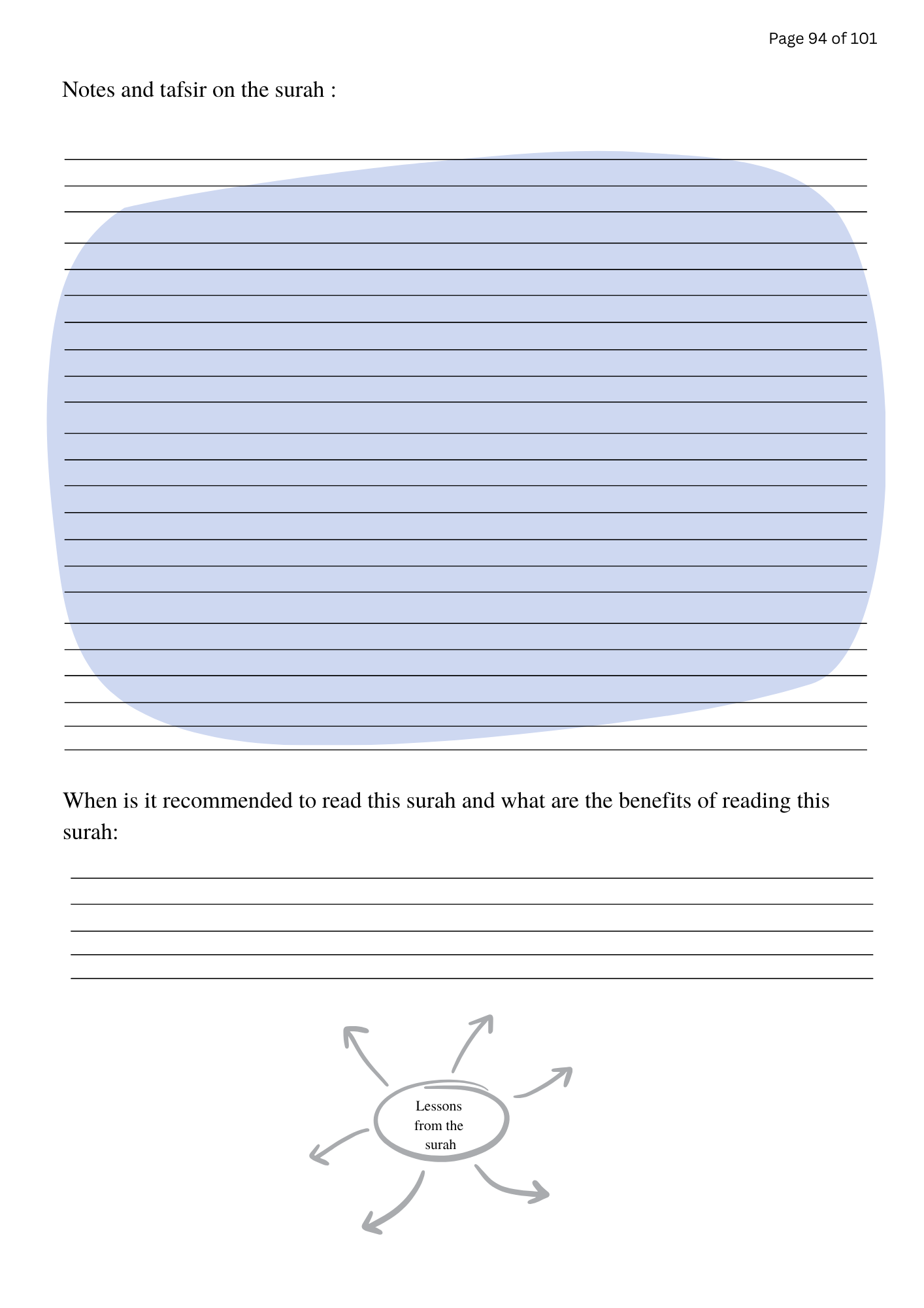 Islamic Journal - Book 1: Guided Hearts