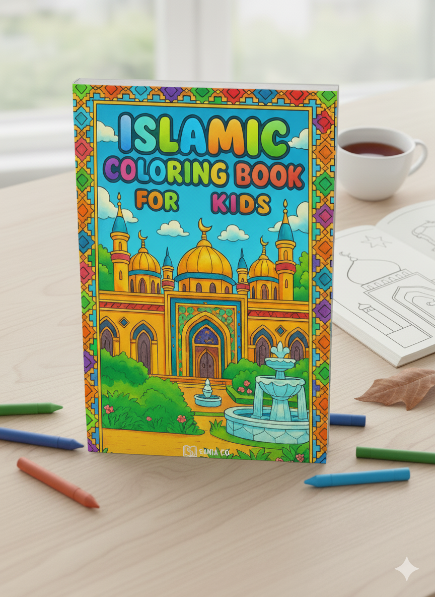 Islamic Colouring Activity Book