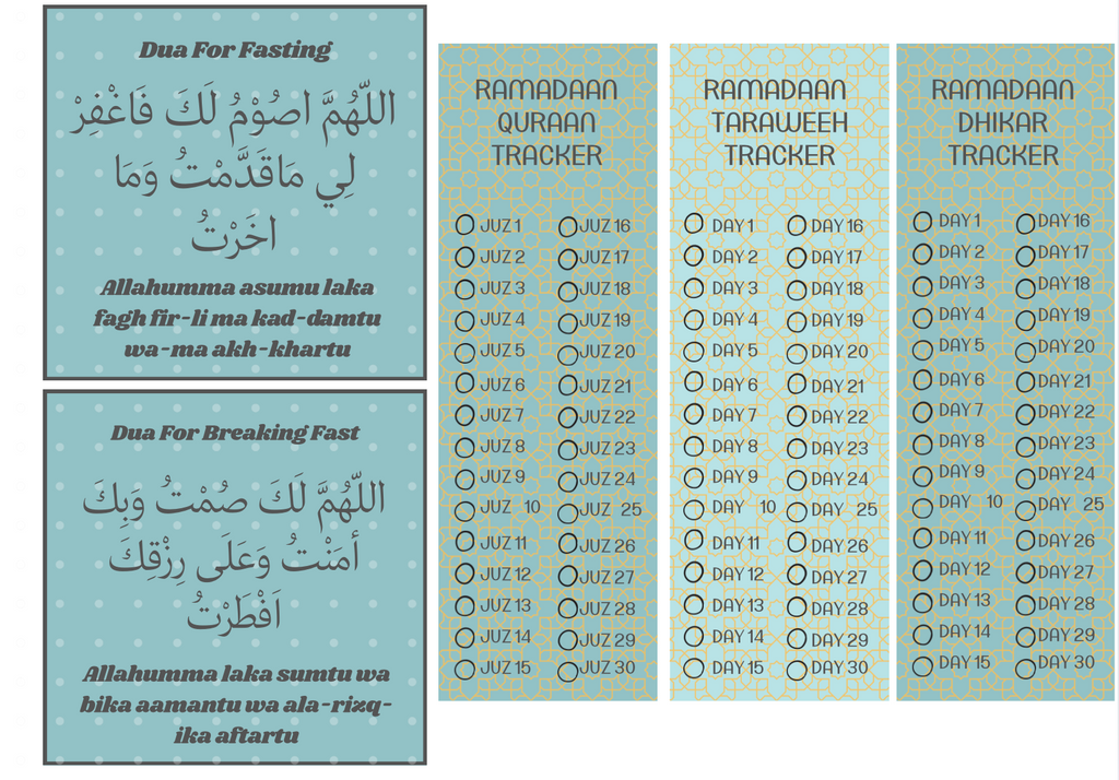 Ramadan Magnet Set - Purple