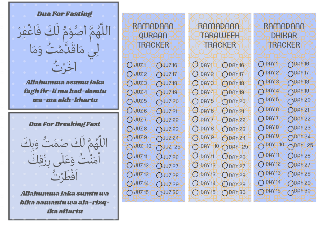 Ramadan Magnet Set - Purple