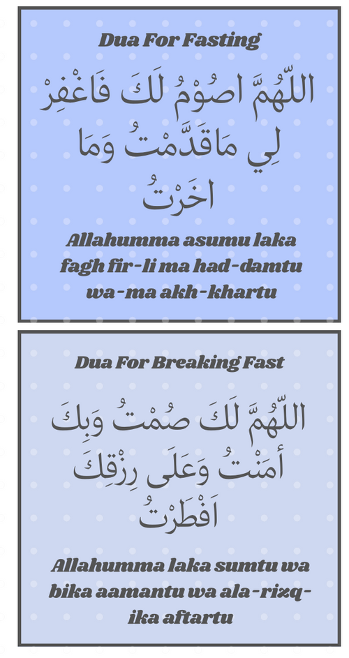 Fasting Dua Magnets - Blue
