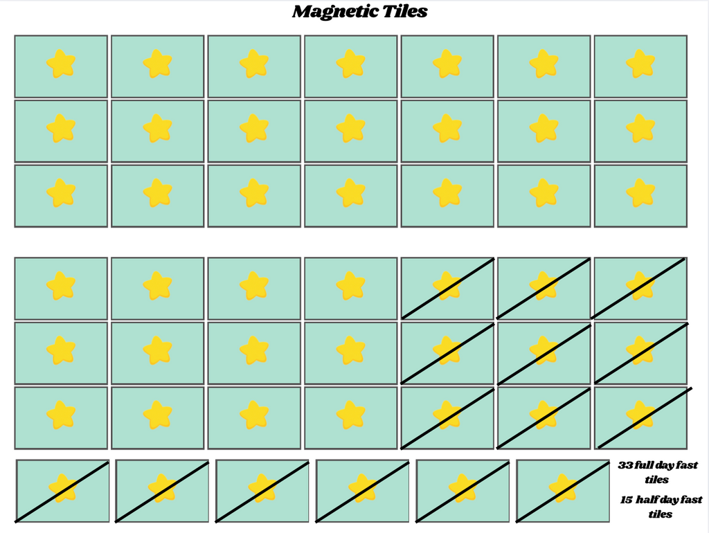 Kids Fasting Magnetic Tracker - Pink