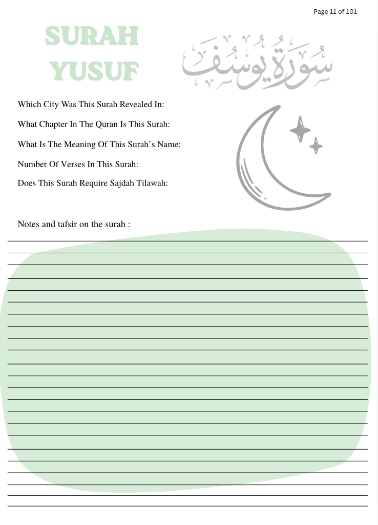 Islamic Journal - Book 1: Guided Hearts