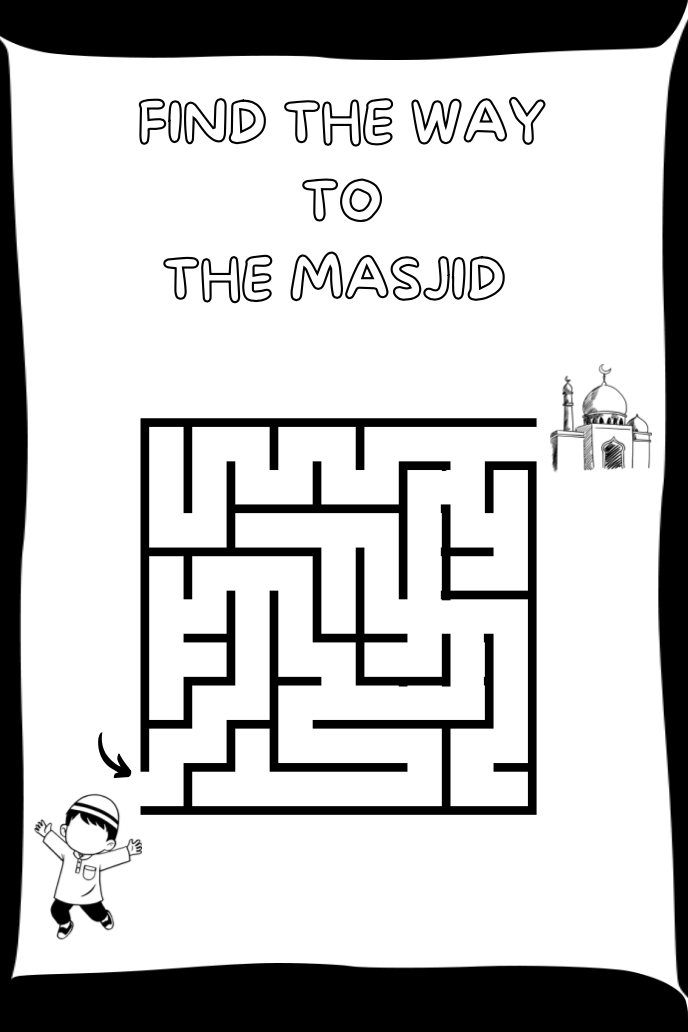 Wudhu & Salaah Colouring Activity Book