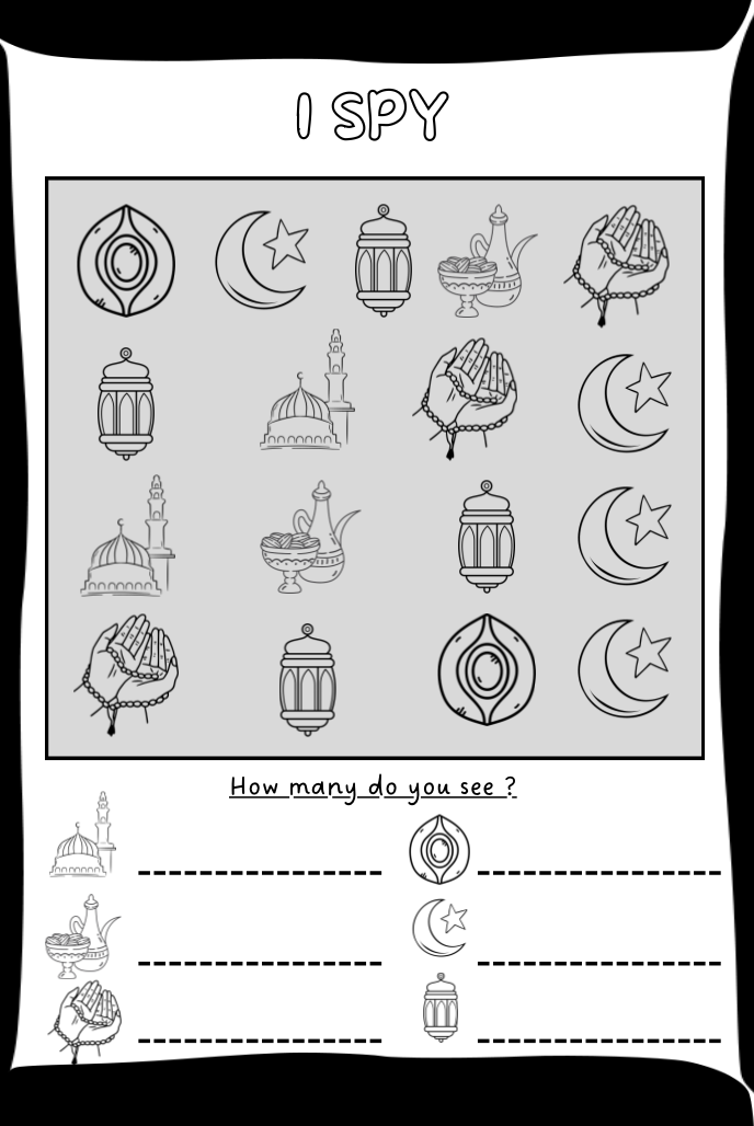 My Ramadan Colouring Activity Book