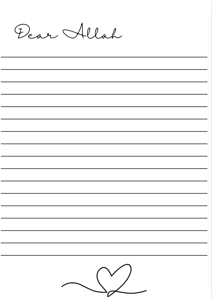 Young Muslim Dua Notebook - Female