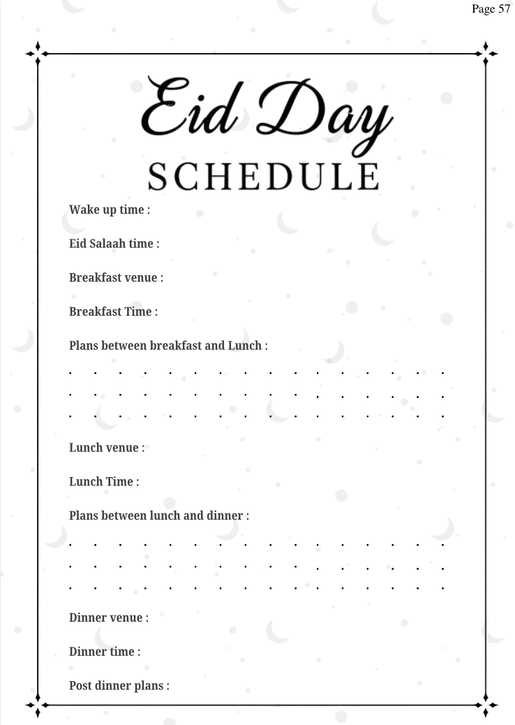 Ramadan Daily Notebook