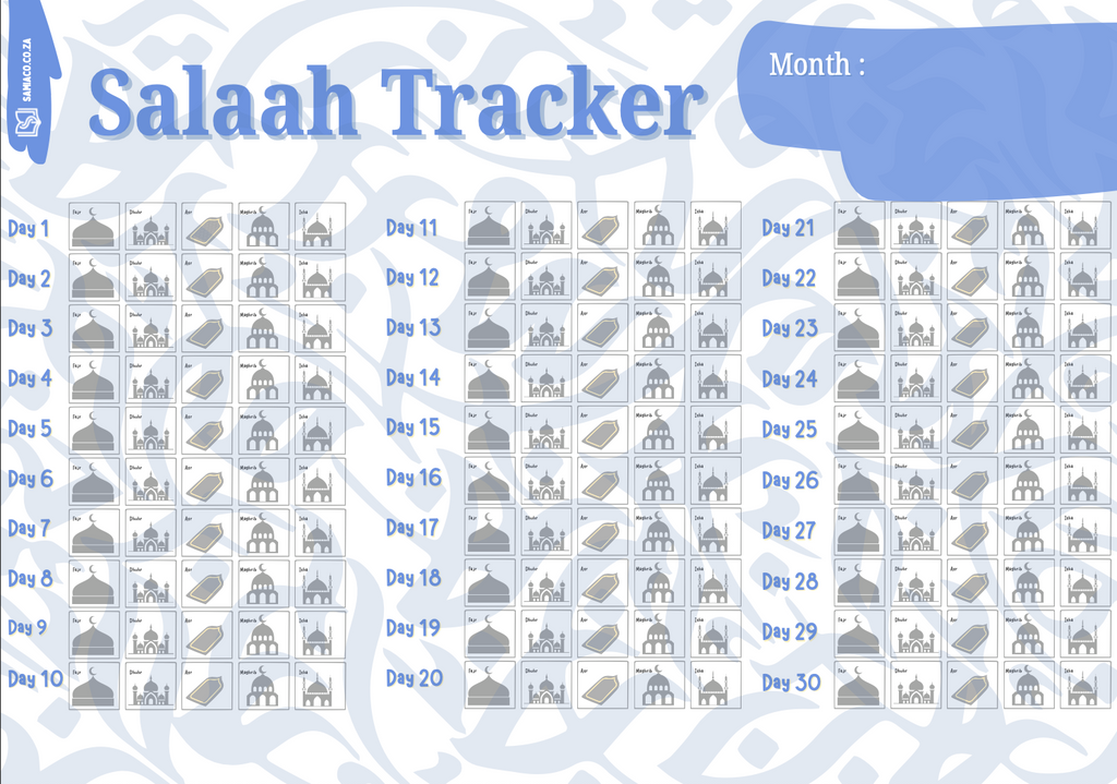 Salaah Magnet Tracker - Red
