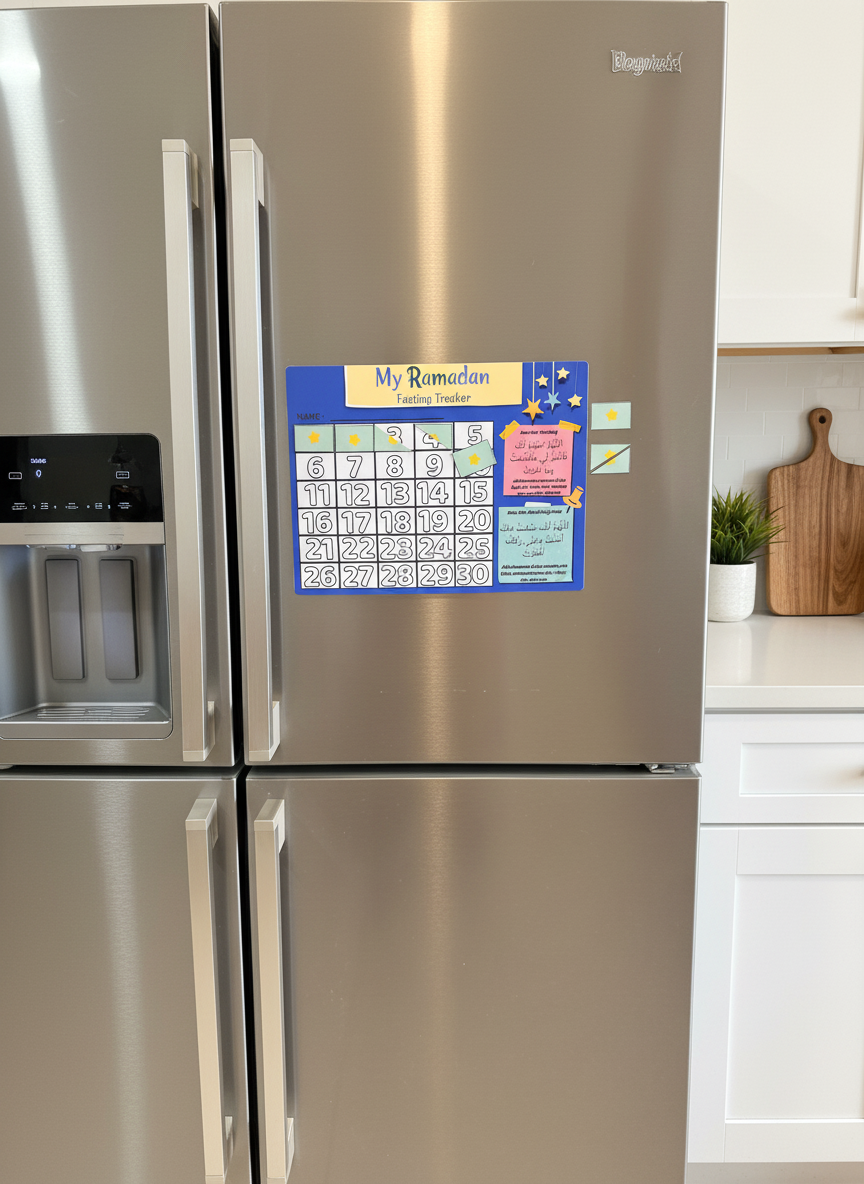 Kids Fasting Magnetic Tracker - Pink