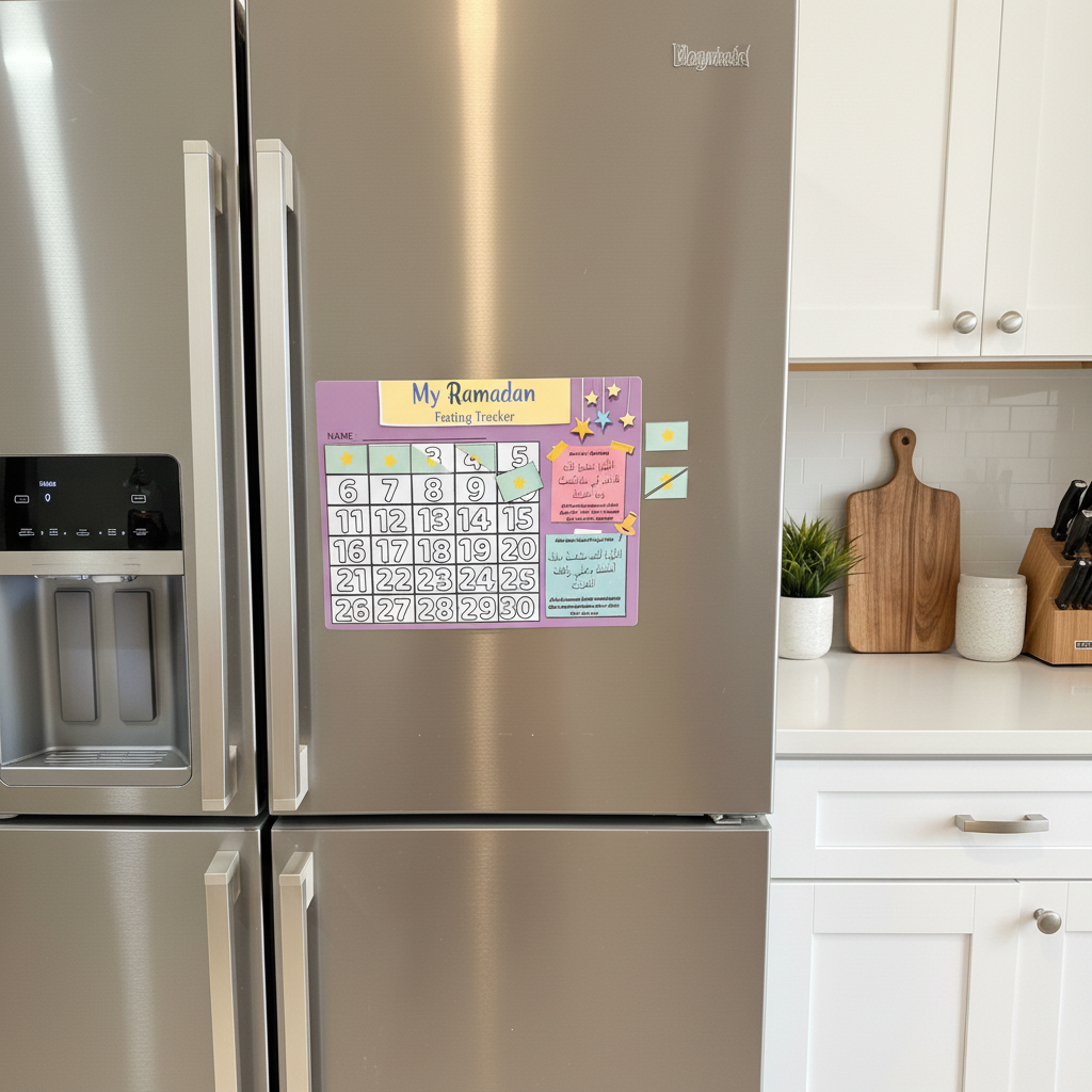 Kids Fasting Magnetic Tracker - Pink