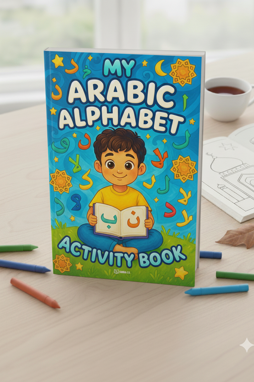 My Arabic Alphabet Colouring Activity Book