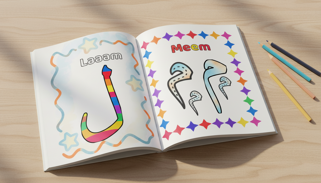 My Arabic Alphabet Colouring Activity Book