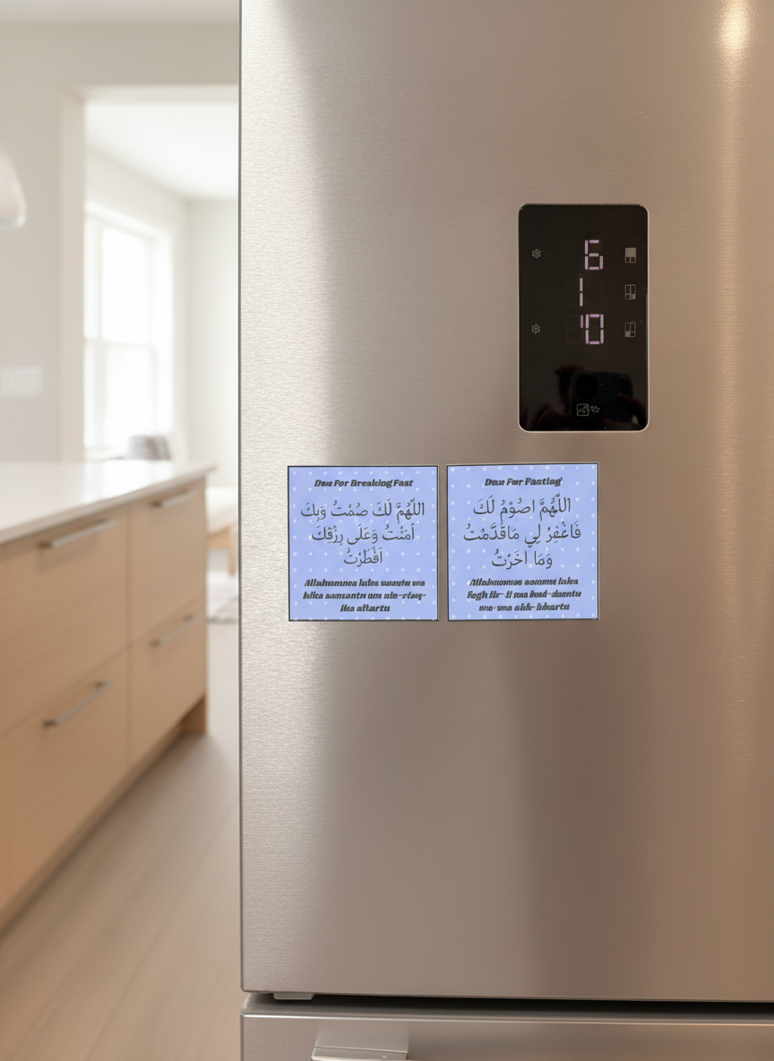 Fasting Dua Magnets - Brown/Nude