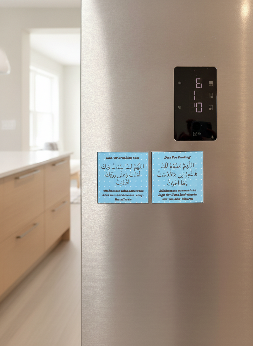 Fasting Dua Magnets - Brown/Nude