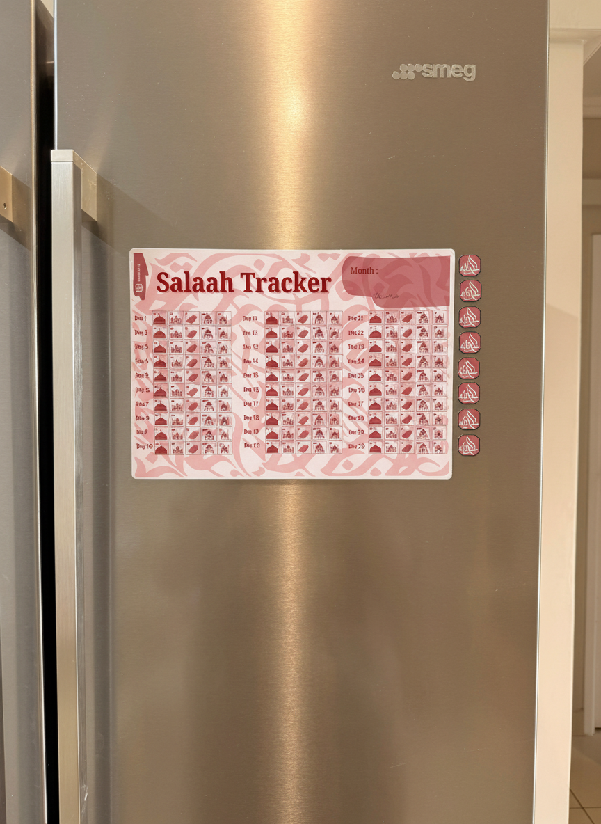 Salaah Magnet Tracker - Blue